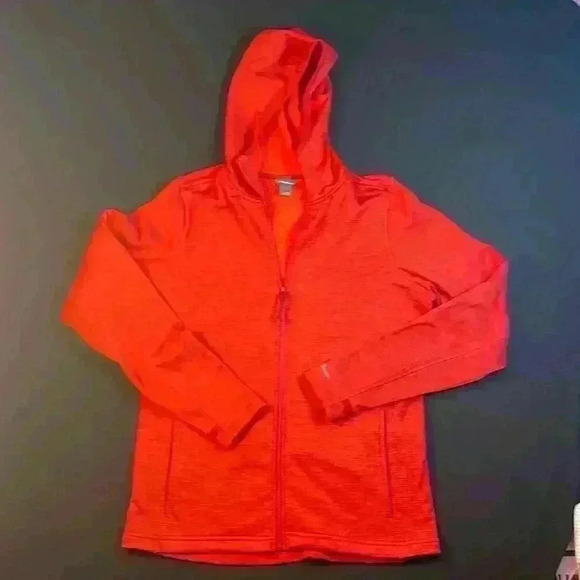 Eddie Bauer women’s jacket with pockets, hooded, high collar, size medium - Picture 1 of 10